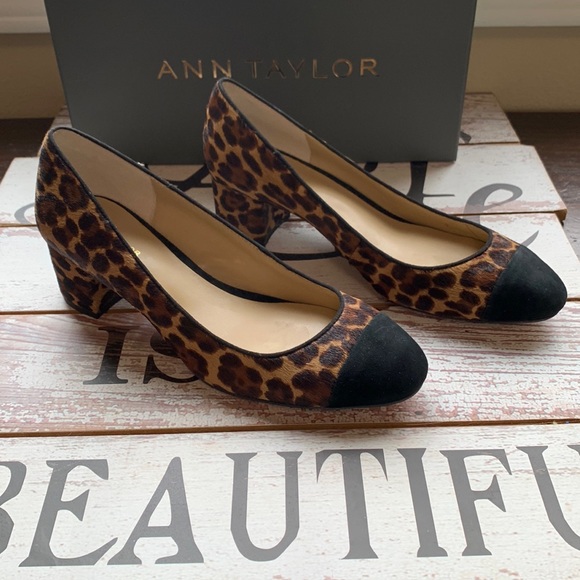 Ann Taylor Odelia Cheetah Print Shoe - Picture 1 of 7